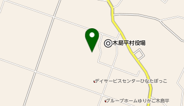 木島平村体育館及び前庭の地図画像