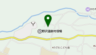 野沢温泉村公民館の地図画像