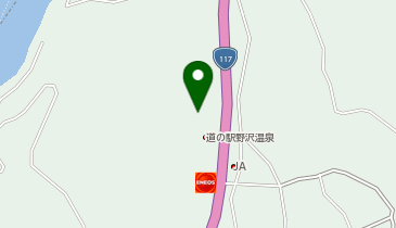 道の駅野沢温泉の地図画像