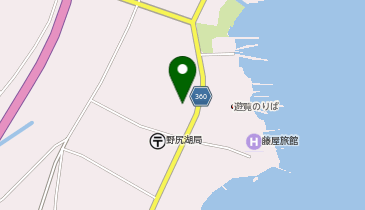 野尻湖支館の地図画像