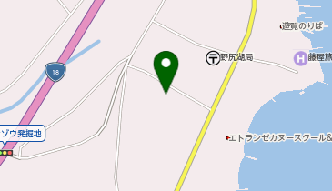 野尻湖体育館の地図画像