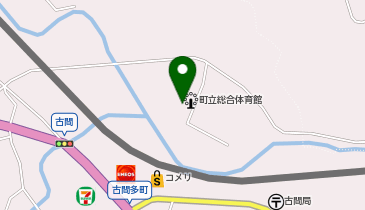 総合体育館の地図画像