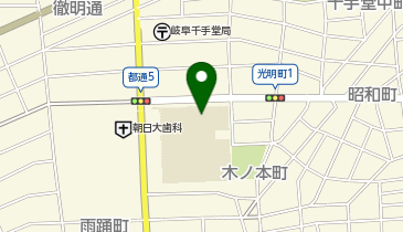 徹明さくら小学校の地図画像