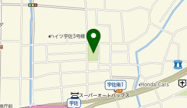 宇佐西公園の地図画像