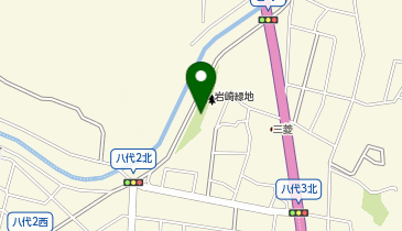 岩崎緑地の地図画像
