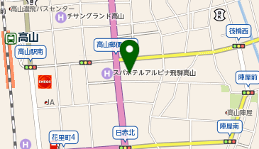 高山西保育園の地図画像