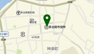 多治見市役所本庁舎の地図画像