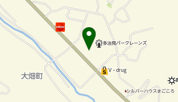 パークレーンズ駐車場の地図画像