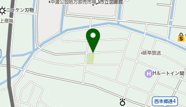 安桜山北公園の地図画像