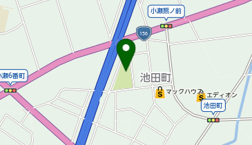 池田公園の地図画像