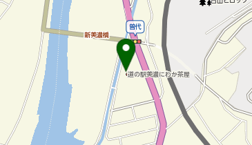 道の駅美濃にわか茶屋の地図画像