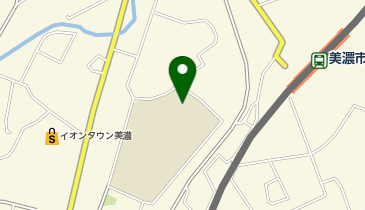 美濃中学校体育館の地図画像