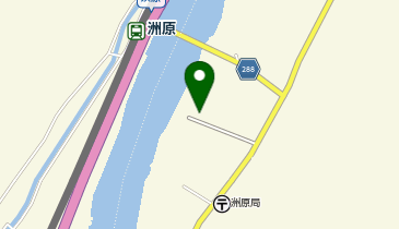 洲原防災コミュニティセンターの地図画像