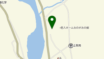 上牧生涯学習センター体育館の地図画像