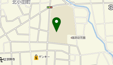 瑞浪小学校グラウンドの地図画像