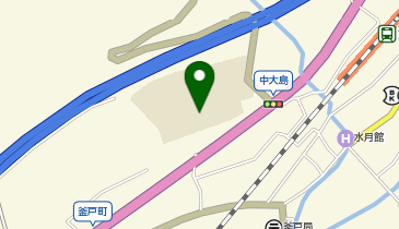 釜戸小学校グラウンドの地図画像