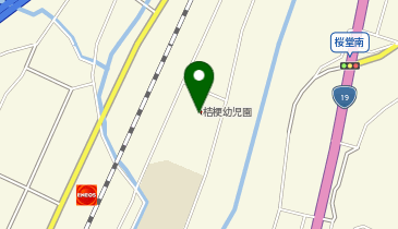 桔梗幼児園の地図画像