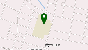 羽島市立中島中学校体育館の地図画像