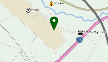 恵那東中学校の地図画像