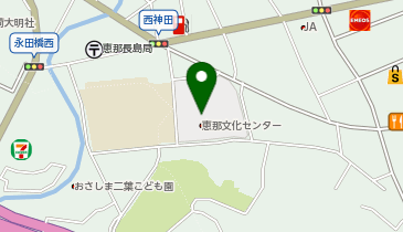 恵那文化センターの地図画像