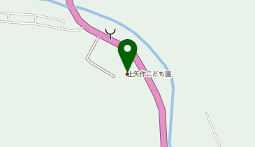 上矢作こども園の地図画像
