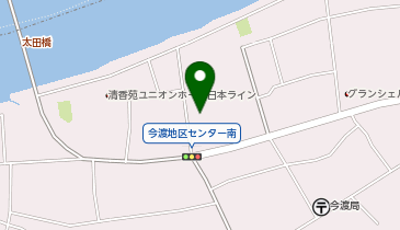 今渡地区センターの地図画像