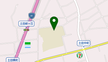 土田小学校の地図画像