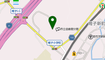 帷子地区センターの地図画像