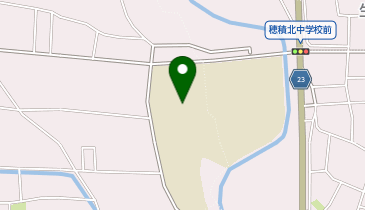 穂積北中学校校舎・体育館の地図画像