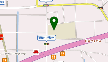 穂積小学校校舎・体育館の地図画像