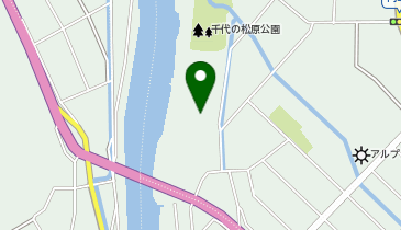 千代の松原公民館の地図画像