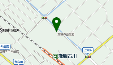 飛騨市美術館の地図画像