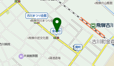 JAひだ古川会館の地図画像