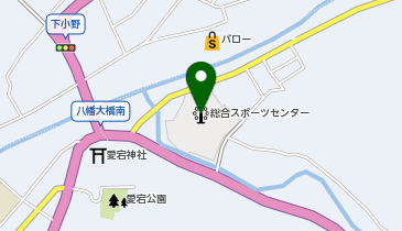 郡上市総合スポーツセンターの地図画像