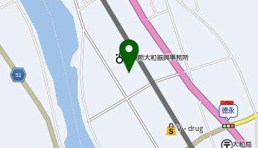 郡上市役所大和庁舎駐車場の地図画像