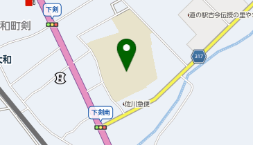 大和中学校グラウンドの地図画像