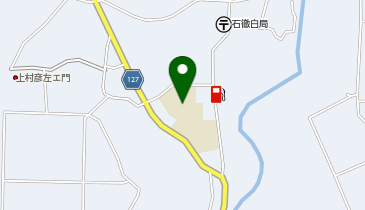 石徹白小学校グラウンドの地図画像