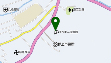 郡上市総合文化センターの地図画像