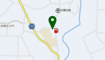 石徹白小学校体育館の地図画像