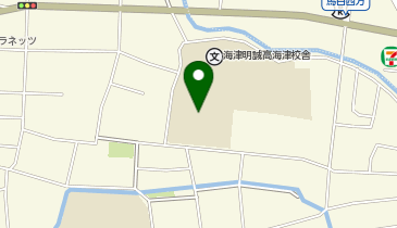 海津明誠高等学校の地図画像
