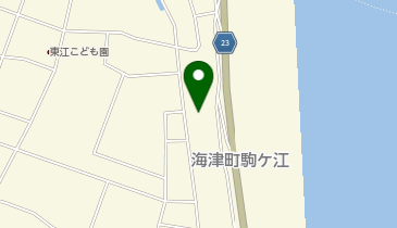 東江小学校の地図画像
