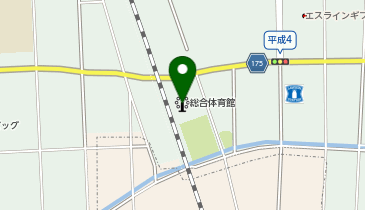 総合体育館の地図画像