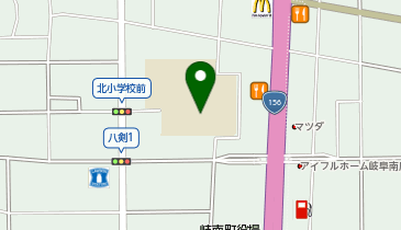 北小学校の地図画像