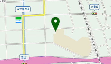 西町民センターの地図画像