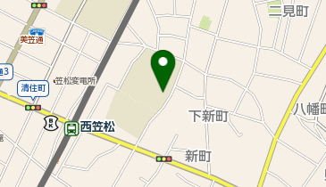 笠松小学校体育館の地図画像