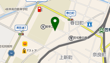 町民体育館の地図画像