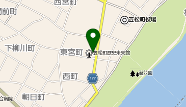 笠松町歴史未来館の地図画像
