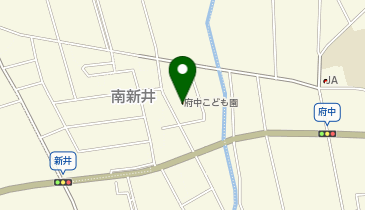 府中こども園の地図画像