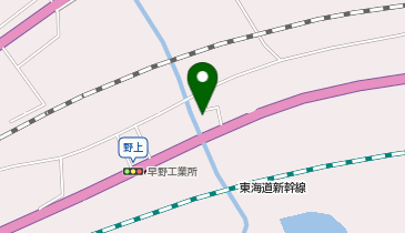 野上転作促進技術研修施設の地図画像