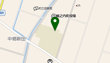 輪之内中学校体育館の地図画像